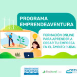 Cartel del Programa Emprendeaventura Valencia