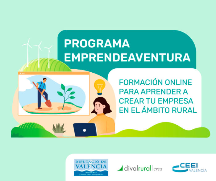 Cartel del Programa Emprendeaventura Valencia