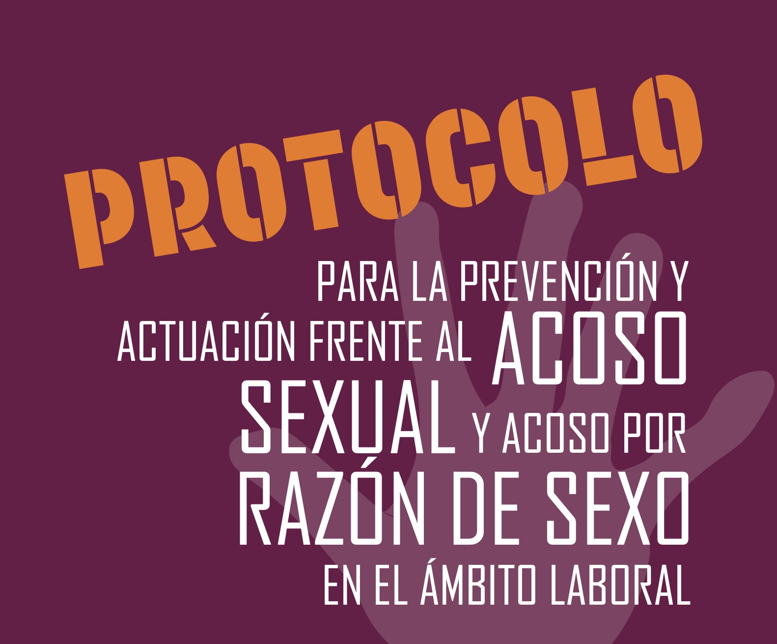 Protocolo para la prevención y actuación frente al acoso sexual y acoso por  razón de sexo en el ámbito laboral. Manual de referencia - Desafío Mujer  Rural