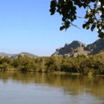 Foto de un paraje natural de un río