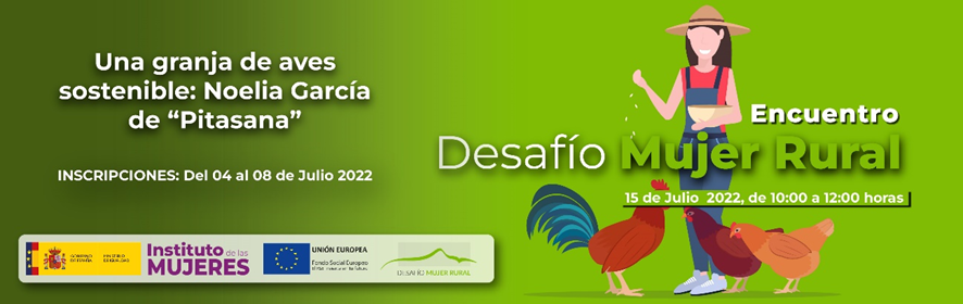 Banner promoción Encuentro Una granja de aves sostenible: Noelia García, de "PitaSana"