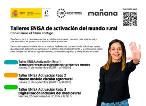Imagen cartel Talleres ENISA de activación del mundo rural