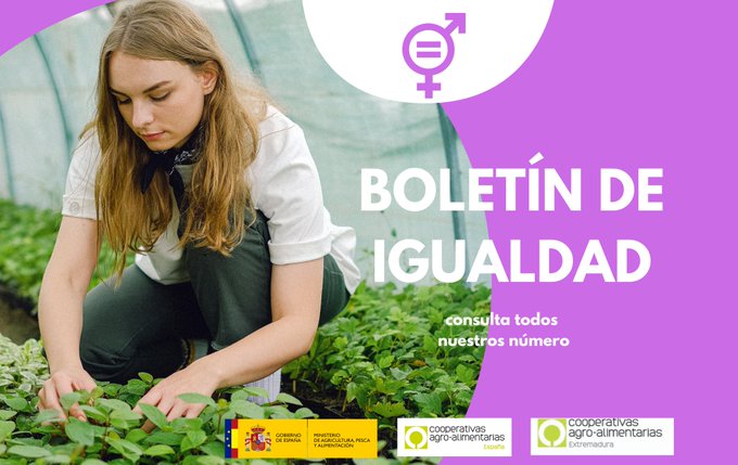 Banner Boletín Igualdad de Género de Cooperativas Agroalimentarias