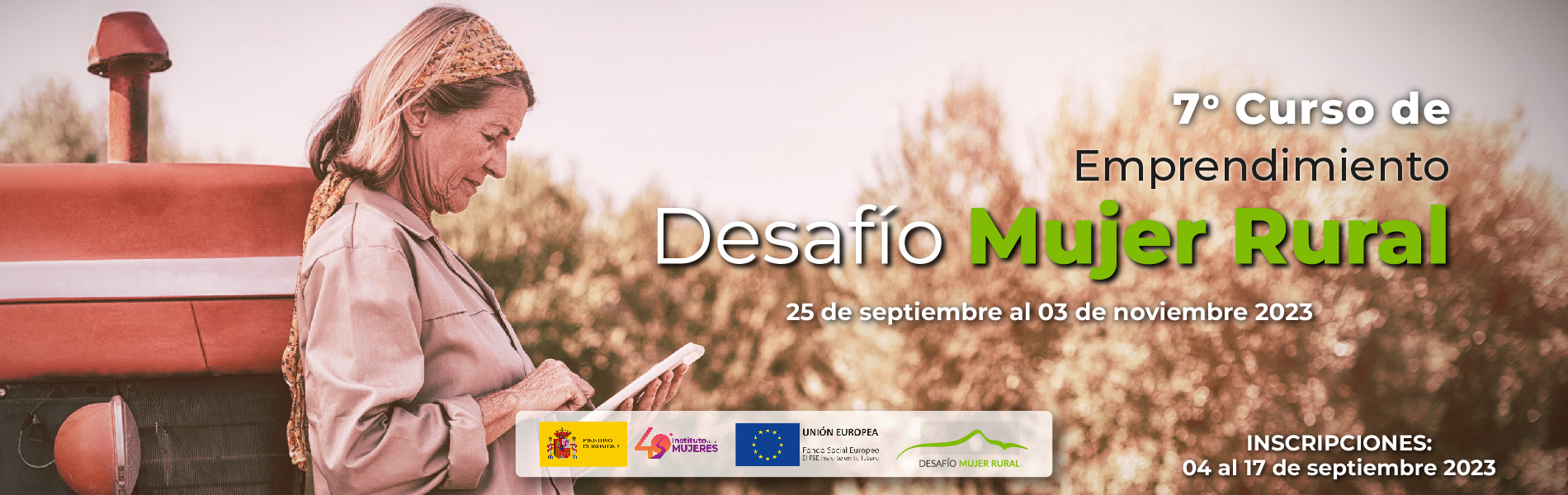 VII Curso online Emprendimiento Desafío Mujer Rural - Desafío Mujer Rural